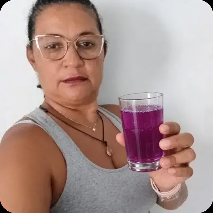 Depoimento de aluna Bela Vitta com a bebida caseira